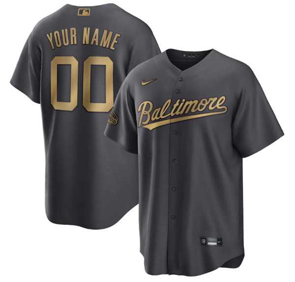 Customized Men's Baltimore Orioles Active Player Charcoal 2022 All-Star Cool Base Stitched Jersey,We sell and wholesale Customized Men's Baltimore Orioles Active Player Charcoal 2022 All-Star Cool Base Stitched Jersey on line form chian!